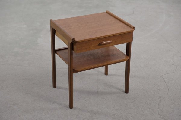 Scandinavian Teak Nightstand, 1950s-ZAA-828059