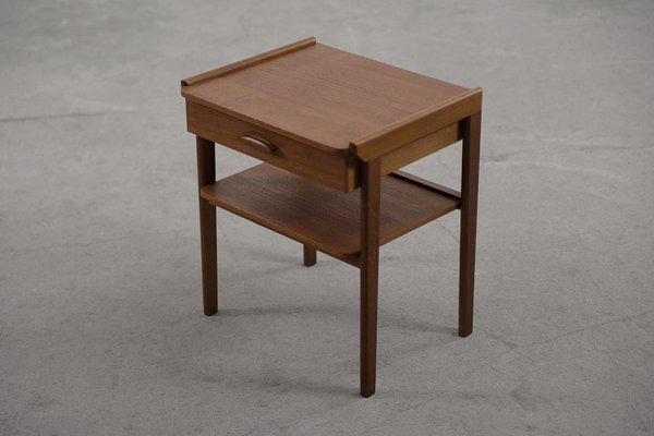 Scandinavian Teak Nightstand, 1950s-ZAA-828059