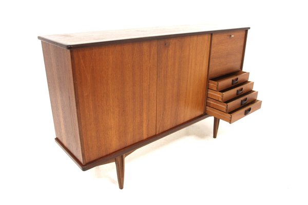 Scandinavian Teak Rosetto Sideboard from Svante Skogh, Sweden, 1960s-GEK-1735434