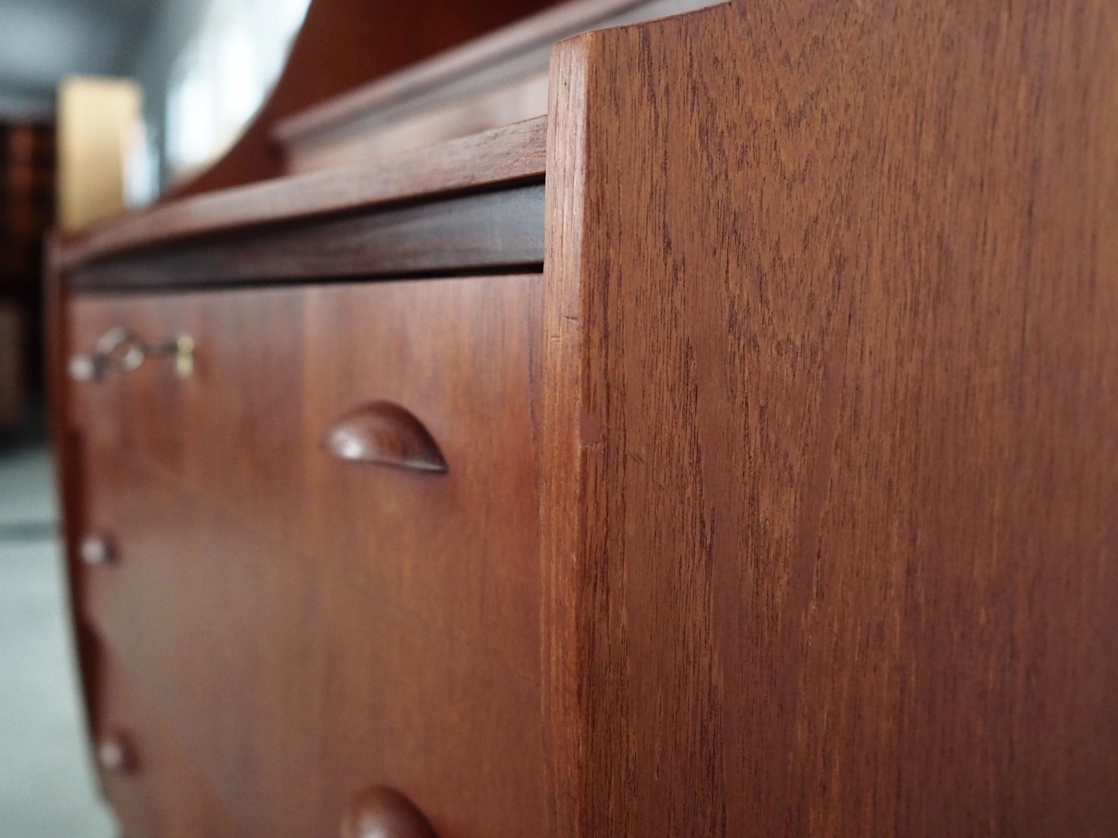 Scandinavian Teak Secretaire from SW Finland, 1960s