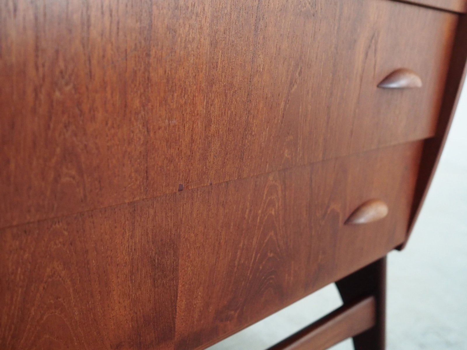 Scandinavian Teak Secretaire from SW Finland, 1960s