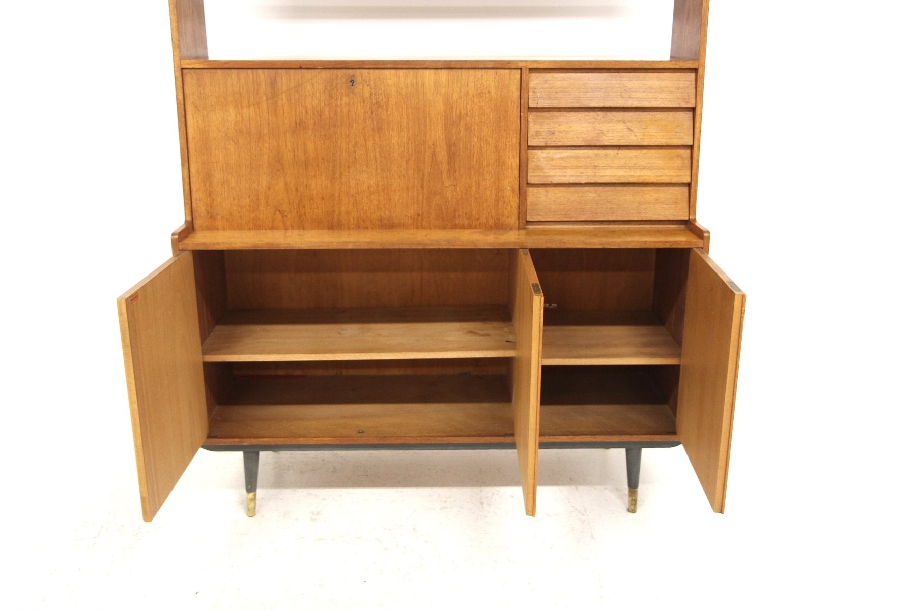 Scandinavian Teak Secretary from Bräntorps, Sweden, 1960s