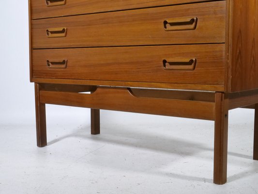 Scandinavian Teak Secretary from Dyrlund, 1960s-LVS-1768735