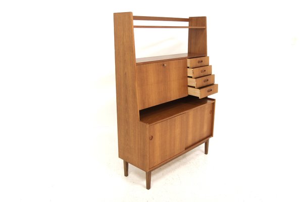 Scandinavian Teak Secretary, Sweden, 1960s-GEK-2022972