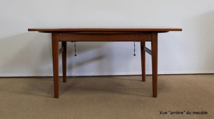 Scandinavian Teak Sesam Table by F. Ohlsson for Tingströms, 1960s-RVK-1034586