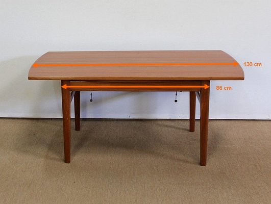 Scandinavian Teak Sesam Table by F. Ohlsson for Tingströms, 1960s-RVK-1034586