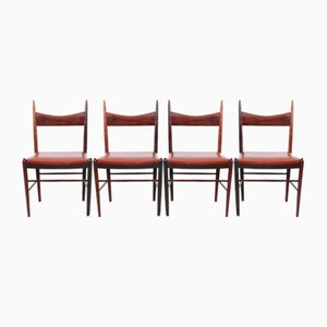 Scandinavian Teak Side Chairs, 1960s, Set of 4-PI-2022713