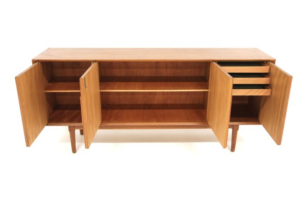 Scandinavian Teak Sideboard from Möbelfabrik Örnen, Rydaholm, Sweden, 1960s-GEK-1723748