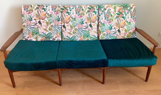 Scandinavian Teak Sofa, 1960s-TEB-770332