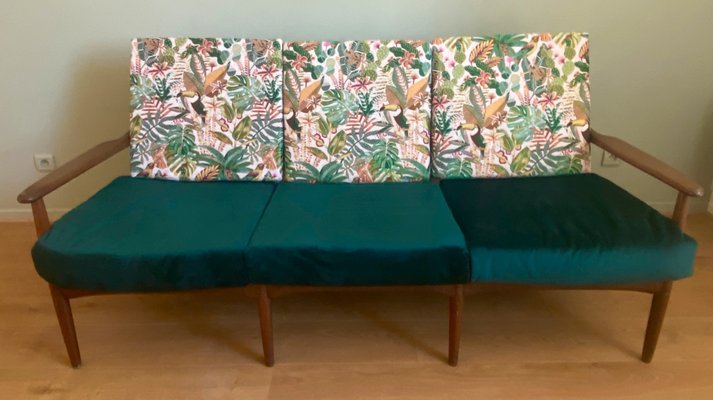 Scandinavian Teak Sofa, 1960s-TEB-770332