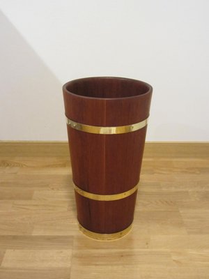 Scandinavian Teak Umbrella Holder, 1950s-YDZ-827967