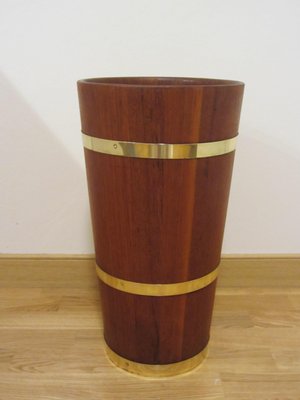 Scandinavian Teak Umbrella Holder, 1950s-YDZ-827967