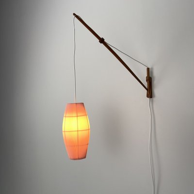 Scandinavian Teak Wall Lamp, 1960s-VQG-1763069