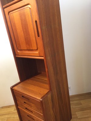 Scandinavian Teak Wall Unit, 1960s-KRS-644526