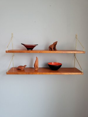 Scandinavian Teak Wall Unit, 1960s-EYI-2035917