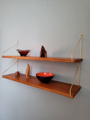 Scandinavian Teak Wall Unit, 1960s-EYI-2035917