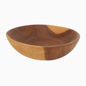 Scandinavian Teak Wood Bowl, 1950s-WK-1057291