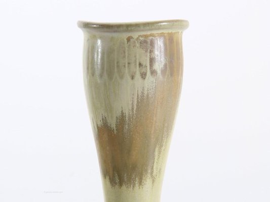 Scandinavian Vase in Sand to Ocher by Gunnar Nylund for Rörstrand, 1960s-PI-703196