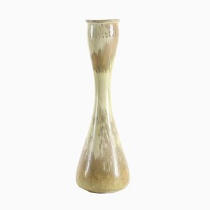 Scandinavian Vase in Sand to Ocher by Gunnar Nylund for Rörstrand, 1960s-PI-703196