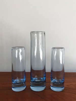 Scandinavian Vases by Per Lütken for Holmegaard, 1960s, Set of 3-CC-421013