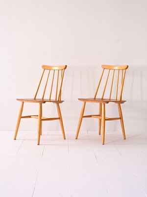 Scandinavian Vintage Chairs, 1960s, Set of 2-QWP-2033914