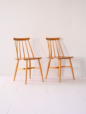 Scandinavian Vintage Chairs, 1960s, Set of 2-QWP-2033914