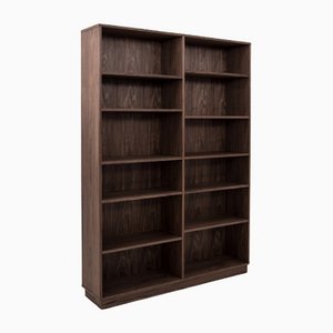 Scandinavian Walnut Bookcase-VND-1081582