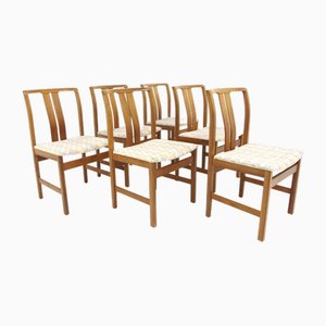 Scandinavian Walnut Chairs, 1960, Set of 6-GEK-1798242