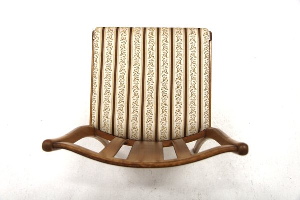 Scandinavian Walnut Chairs, Sweden, 1950s, Set of 4-GEK-1749626