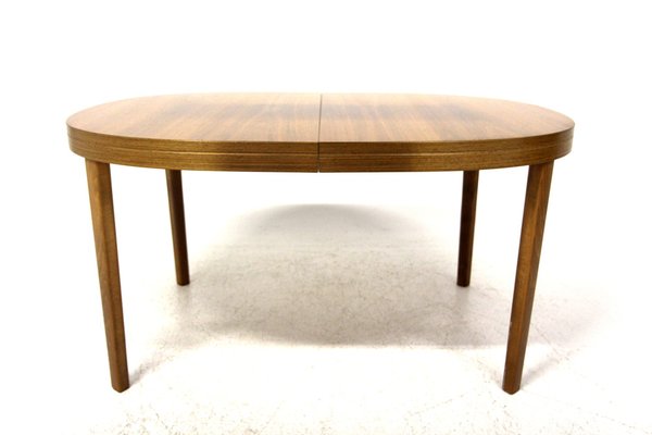 Scandinavian Walnut Dining Table from Möbelindustri Skaraborgs, Sweden, 1960s-GEK-1709131