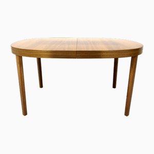 Scandinavian Walnut Dining Table from Möbelindustri Skaraborgs, Sweden, 1960s-GEK-1709131