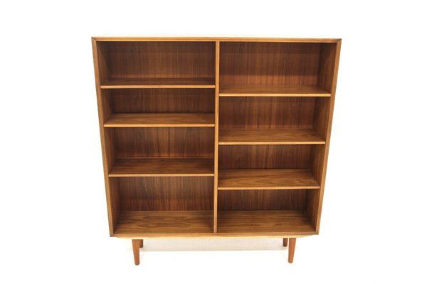 Scandinavian Walnut Shelf, Sweden, 1960s-GEK-1749587