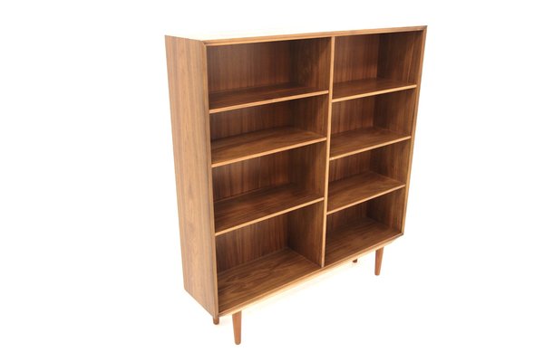 Scandinavian Walnut Shelf, Sweden, 1960s-GEK-1749587