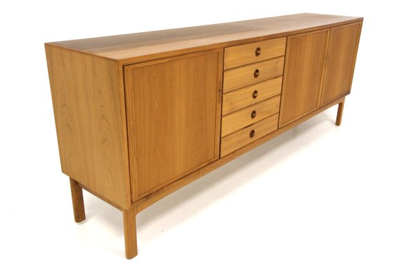 Scandinavian Walnut Sideboard from Skaraborgs Möbelindustri, Sweden, 1960-GEK-2028414