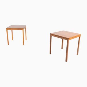 Scandinavian Walnut Tables, 1960s, Set of 2-KMC-1105948