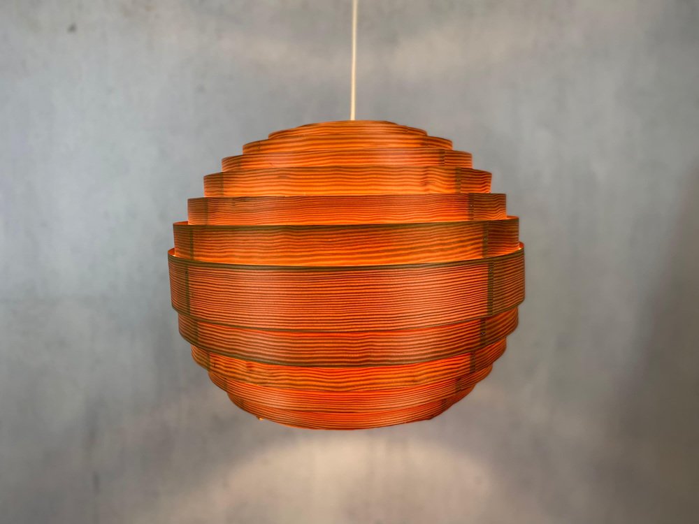 Scandinavian Wood Chip Pendant Light