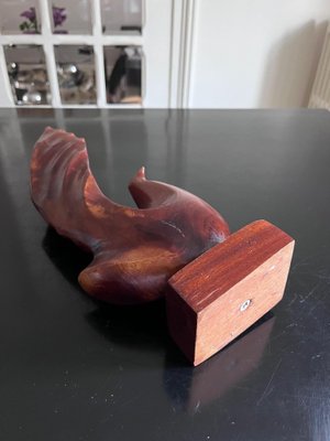 Scandinavian Wooden Bird Sculpture-AVC-1303976