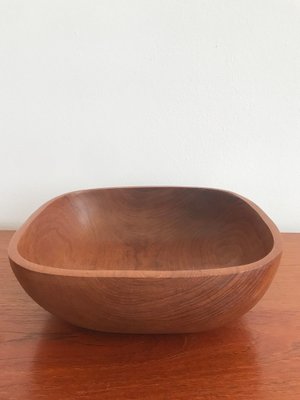 Scandinavian Wooden Centerpiece or Bowl, 1960s-CC-1517426