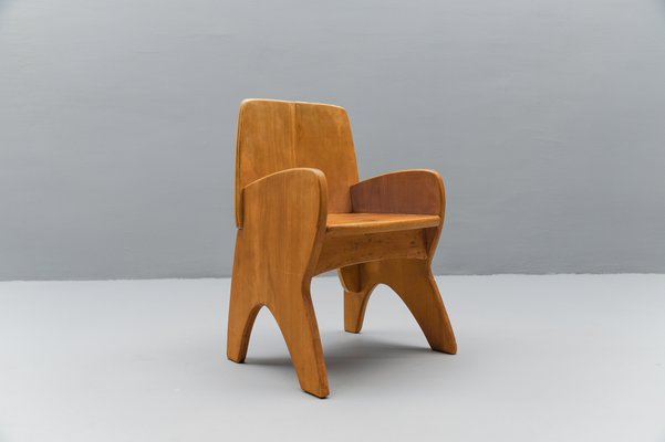 Scandinavian Wooden Children's Chair, 1960s-KQB-1765574