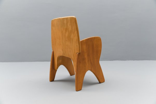 Scandinavian Wooden Children's Chair, 1960s-KQB-1765574