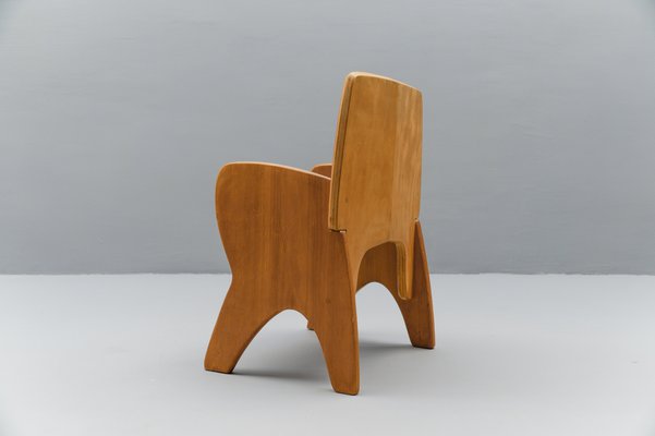 Scandinavian Wooden Children's Chair, 1960s-KQB-1765574