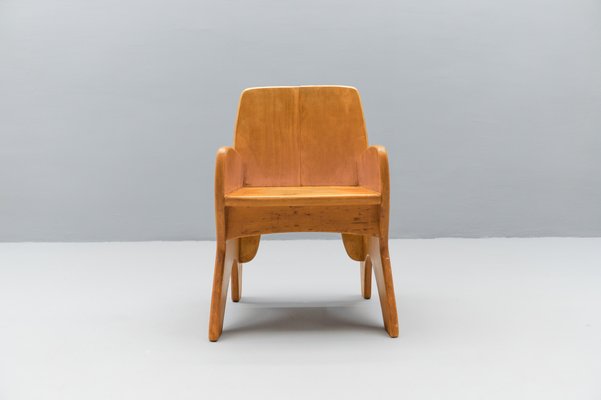 Scandinavian Wooden Children's Chair, 1960s-KQB-1765574