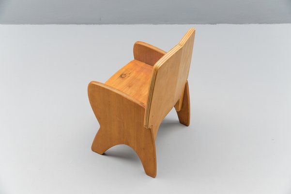 Scandinavian Wooden Children's Chair, 1960s-KQB-1765574