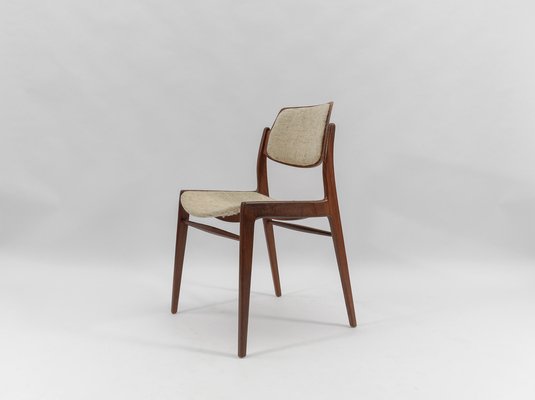 Scandinavian Wooden Dining Chairs, 1960s, Set of 5-KQB-1783473