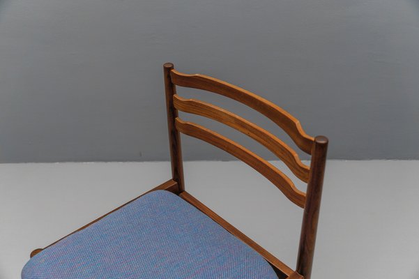 Scandinavian Wooden Dining Room Chairs, 1960s, Set of 4-KQB-1737062