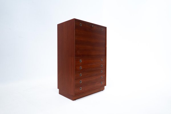 Scandinavian Wooden Secretary by Arne Vodder, 1960s-FGA-1249629