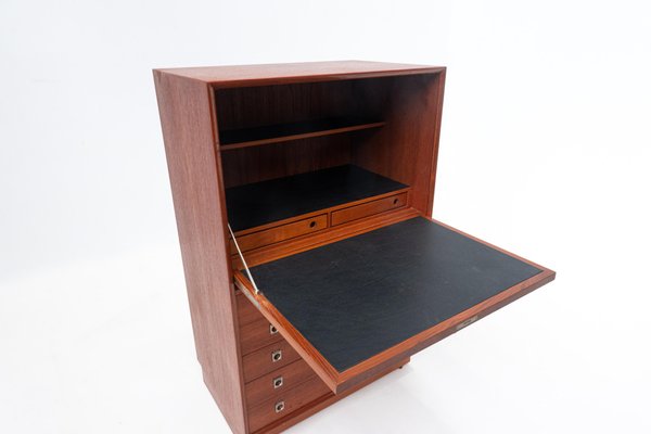 Scandinavian Wooden Secretary by Arne Vodder, 1960s-FGA-1249629