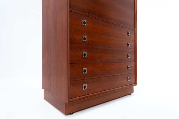 Scandinavian Wooden Secretary by Arne Vodder, 1960s-FGA-1249629