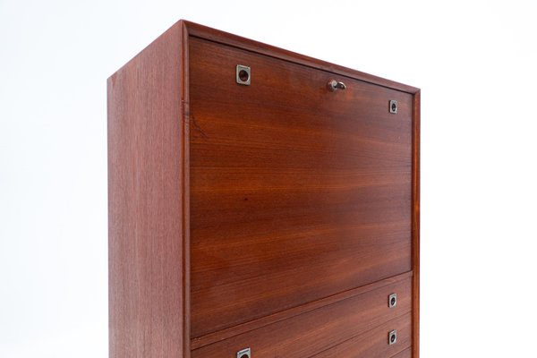 Scandinavian Wooden Secretary by Arne Vodder, 1960s-FGA-1249629