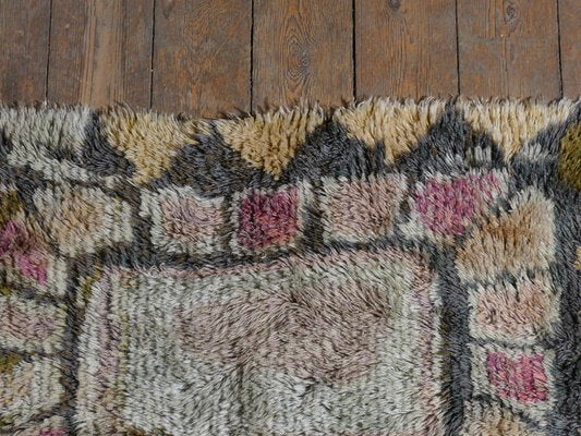 Scandinavian Wool Rya Rug, 1960s-RUK-2018017